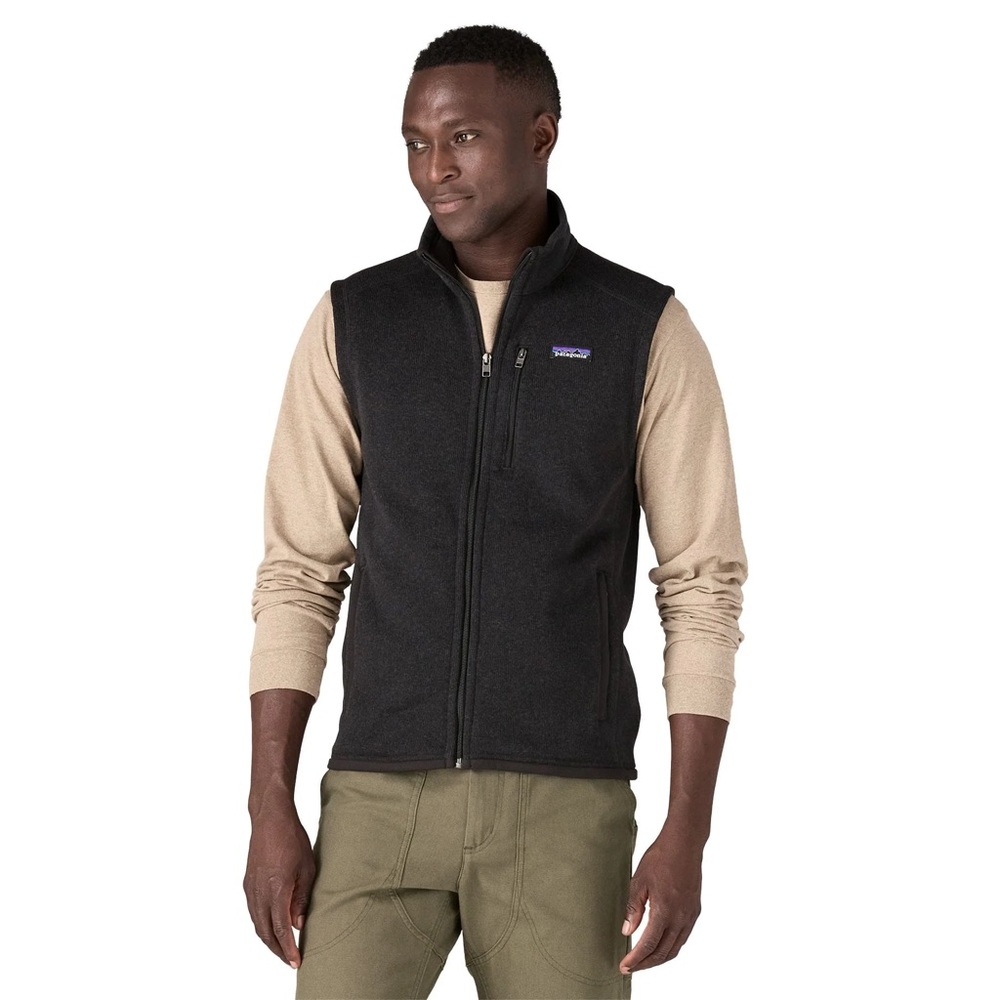 Patagonia Better Sweater Black Men's Full-Zip Fleece Vest